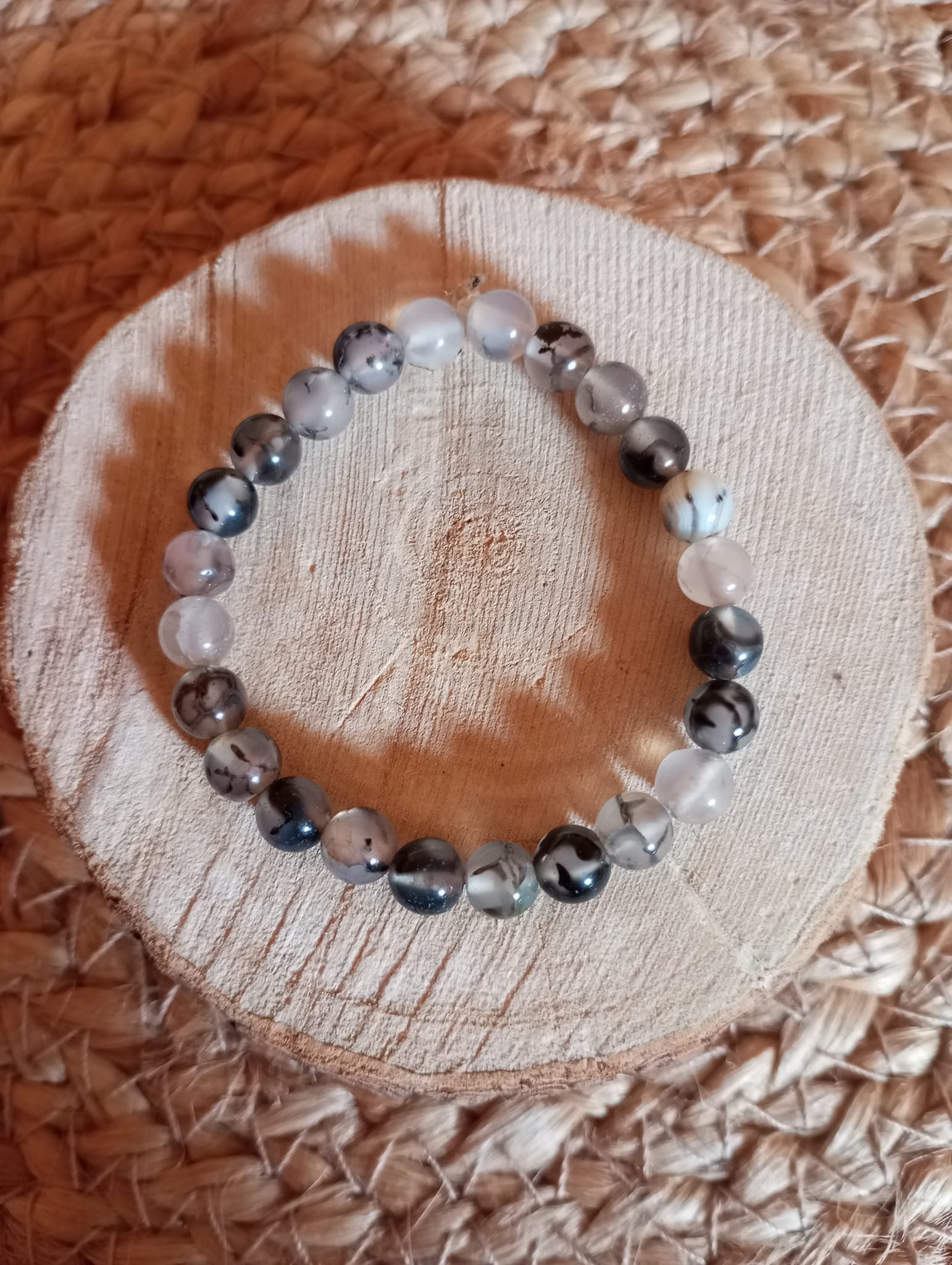 Bracelet agate veine de dragon