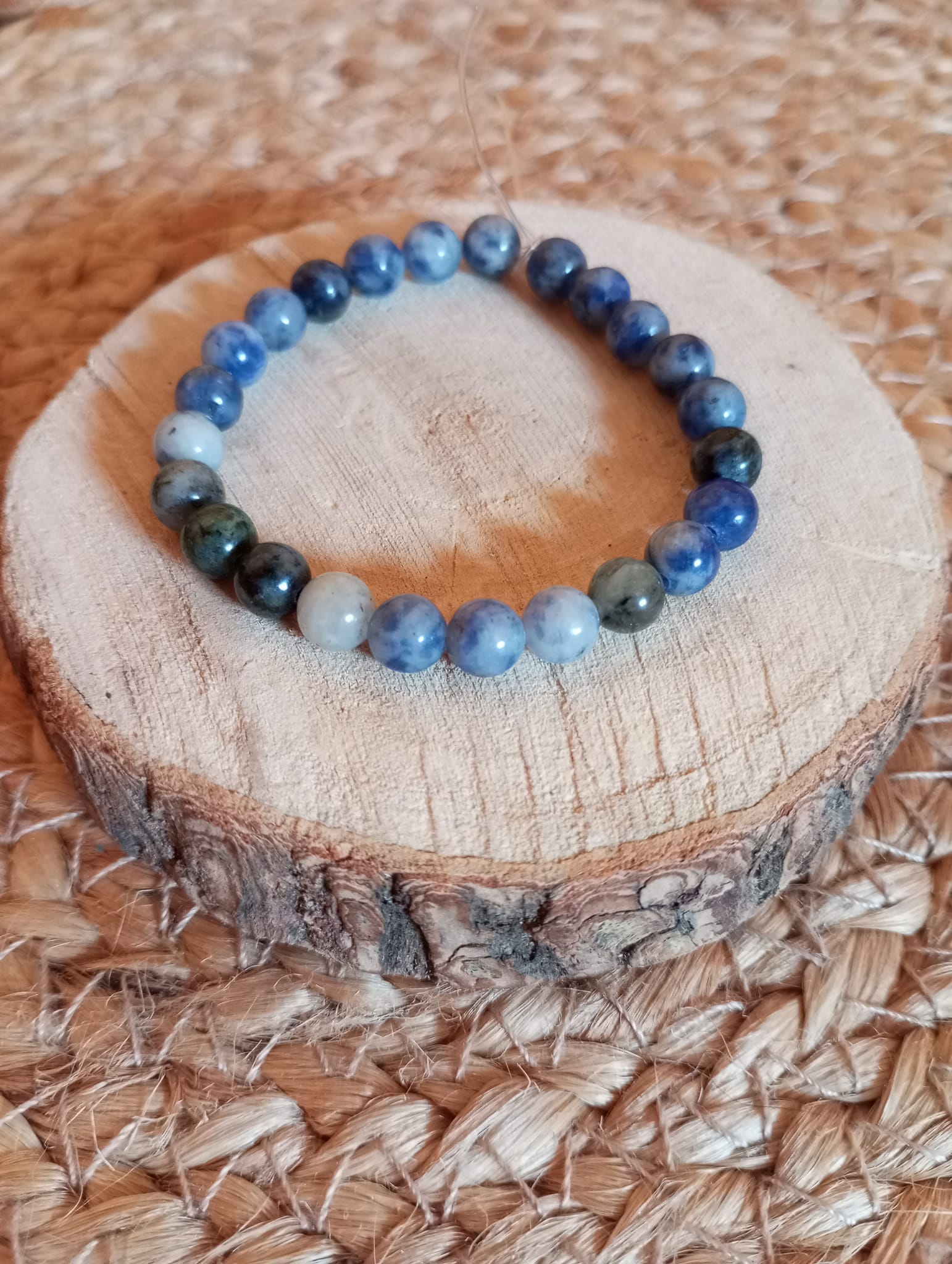 Bracelet Sodalite blanche