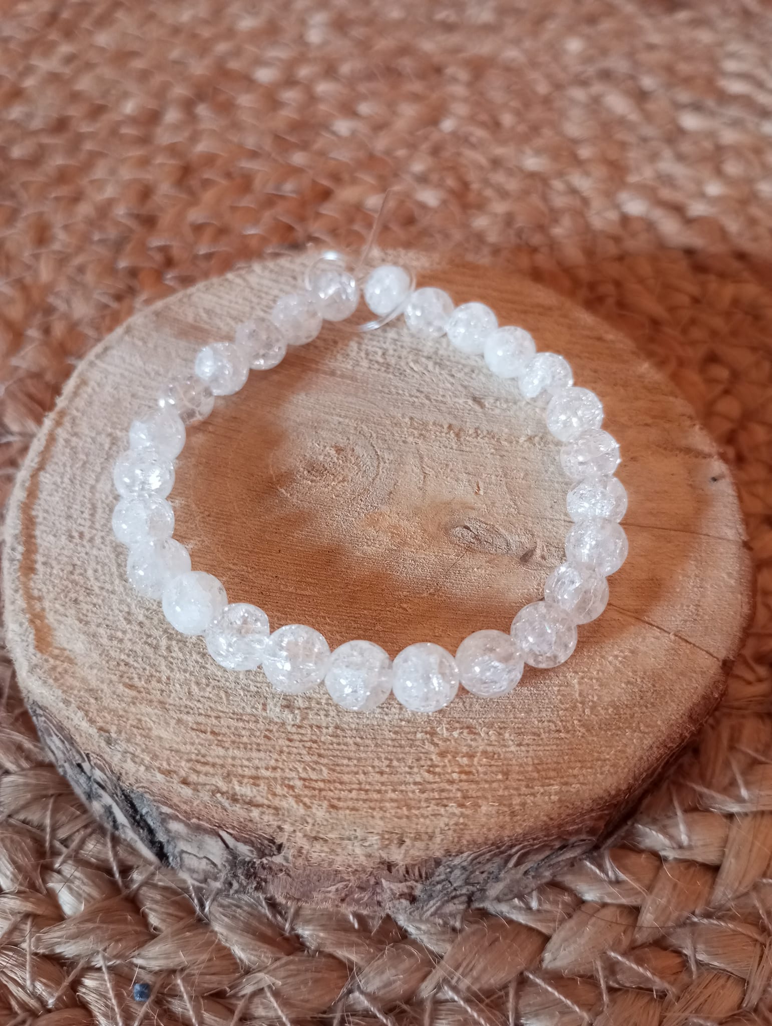 Bracelet magique en cristal de roche