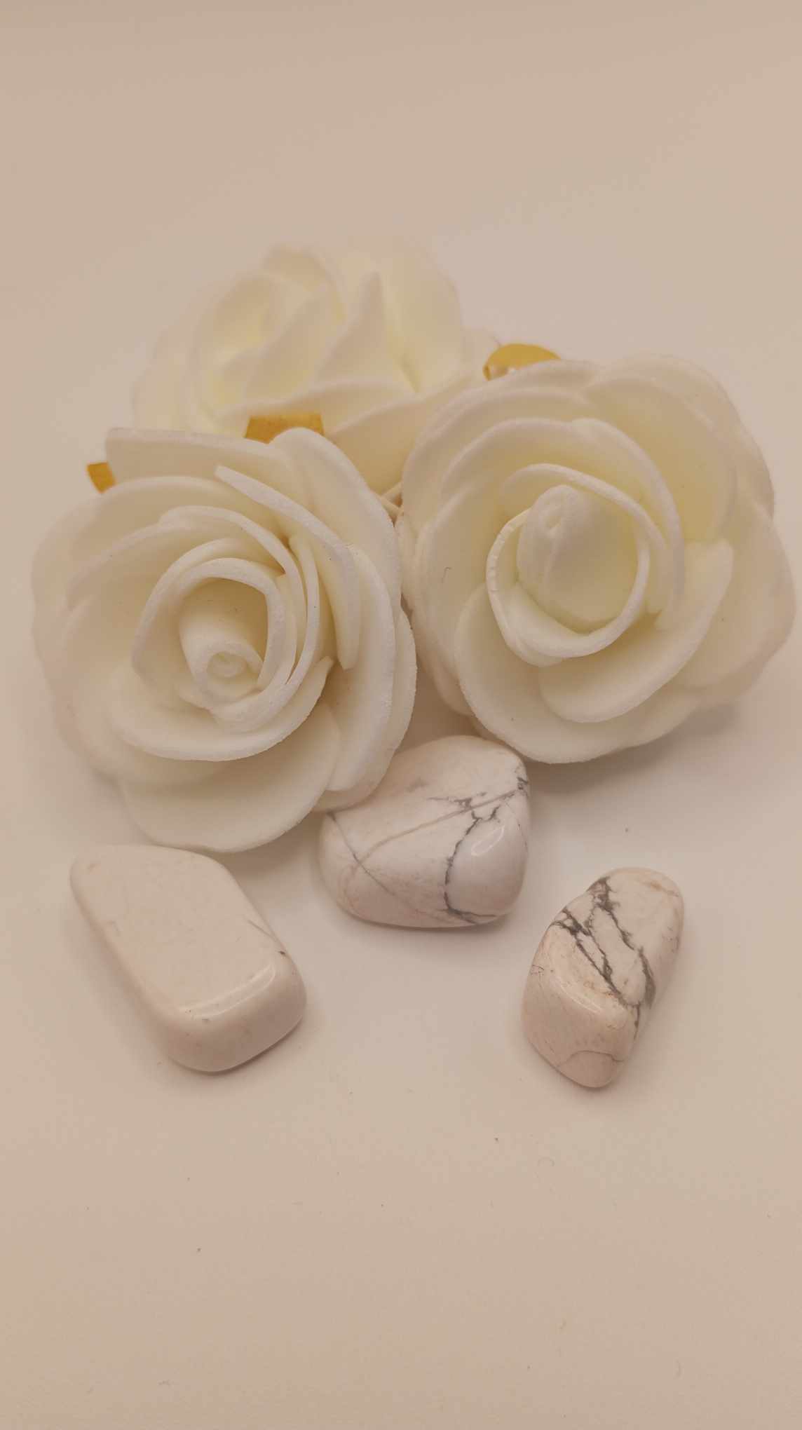 Pierre roulée howlite 