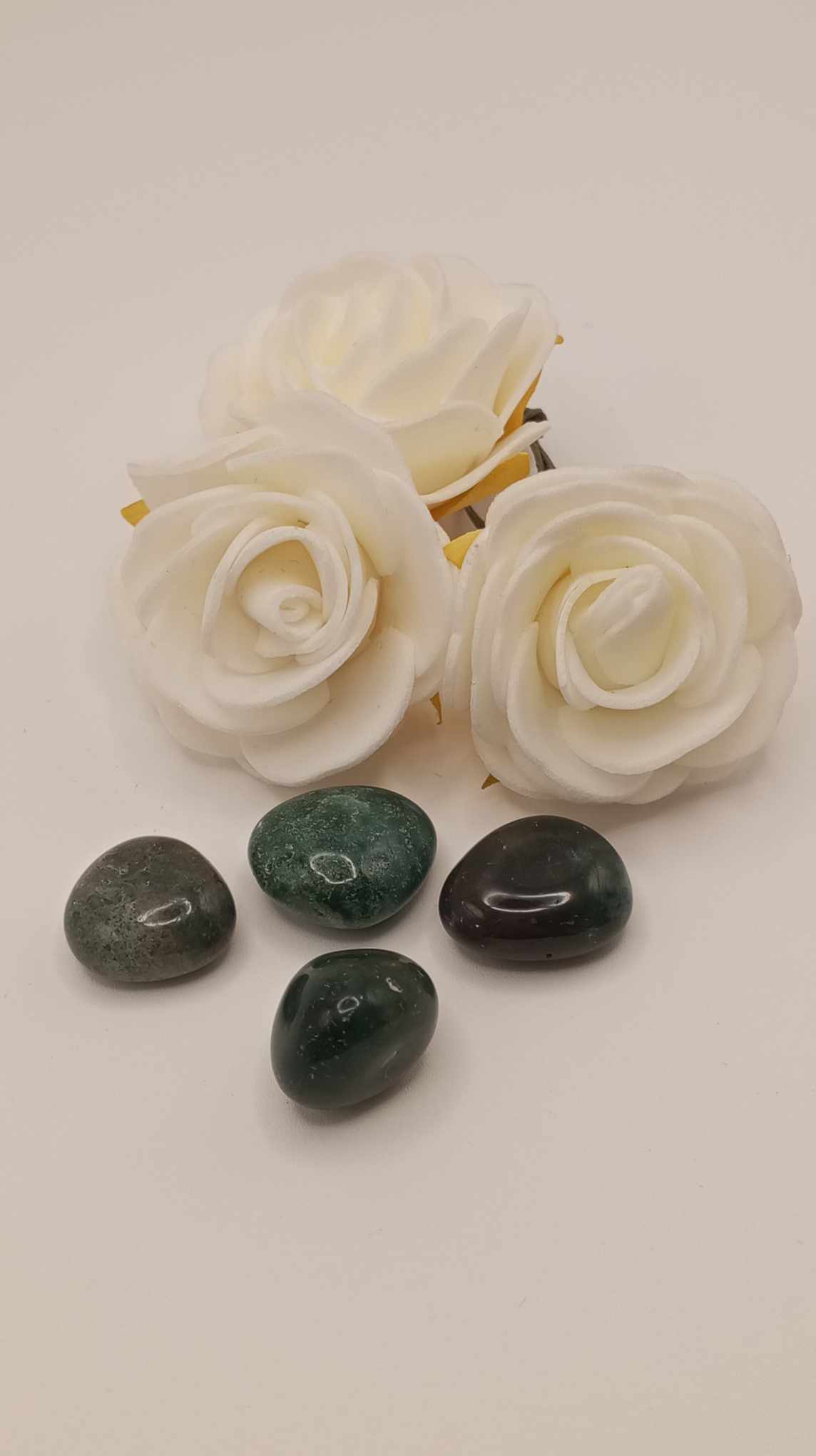 Pierre roulée agate mousse 