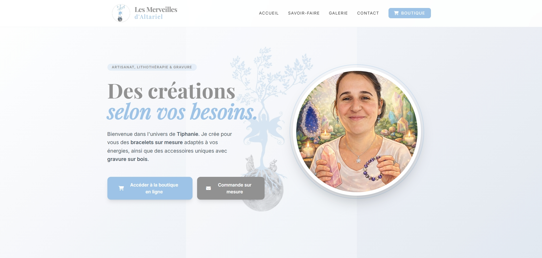 Aperçu du site Altariel.fr
